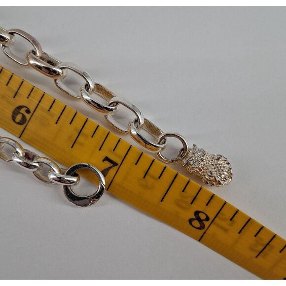 Origami Owl Chunky Silver Living Locket Charm Bracelet Set With Pave-Encrusted L - Picture 4 of 8